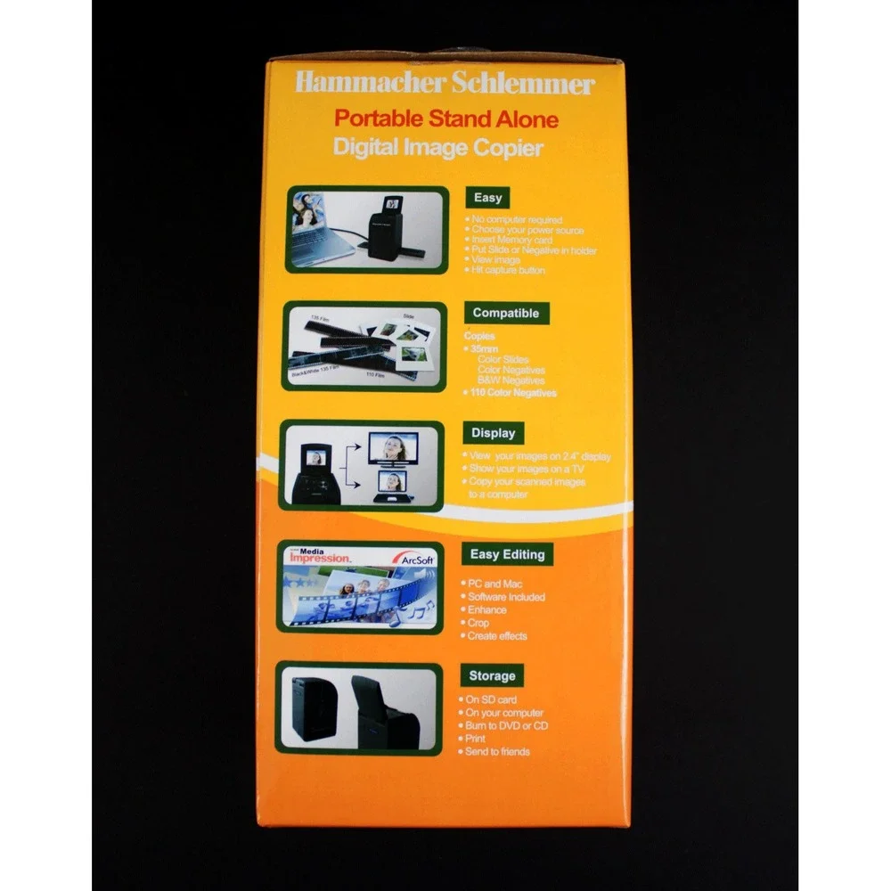 Hammacher Schlemmer Portable‎ Stand Alone Digital Image Copier